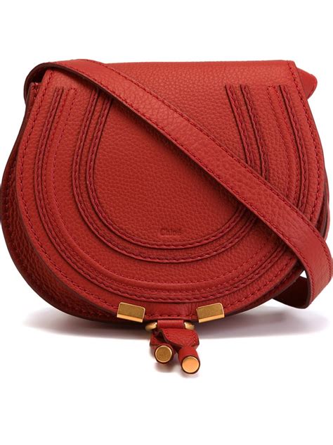 chloe marcie crossbody medium red|chloe marcie large satchel.